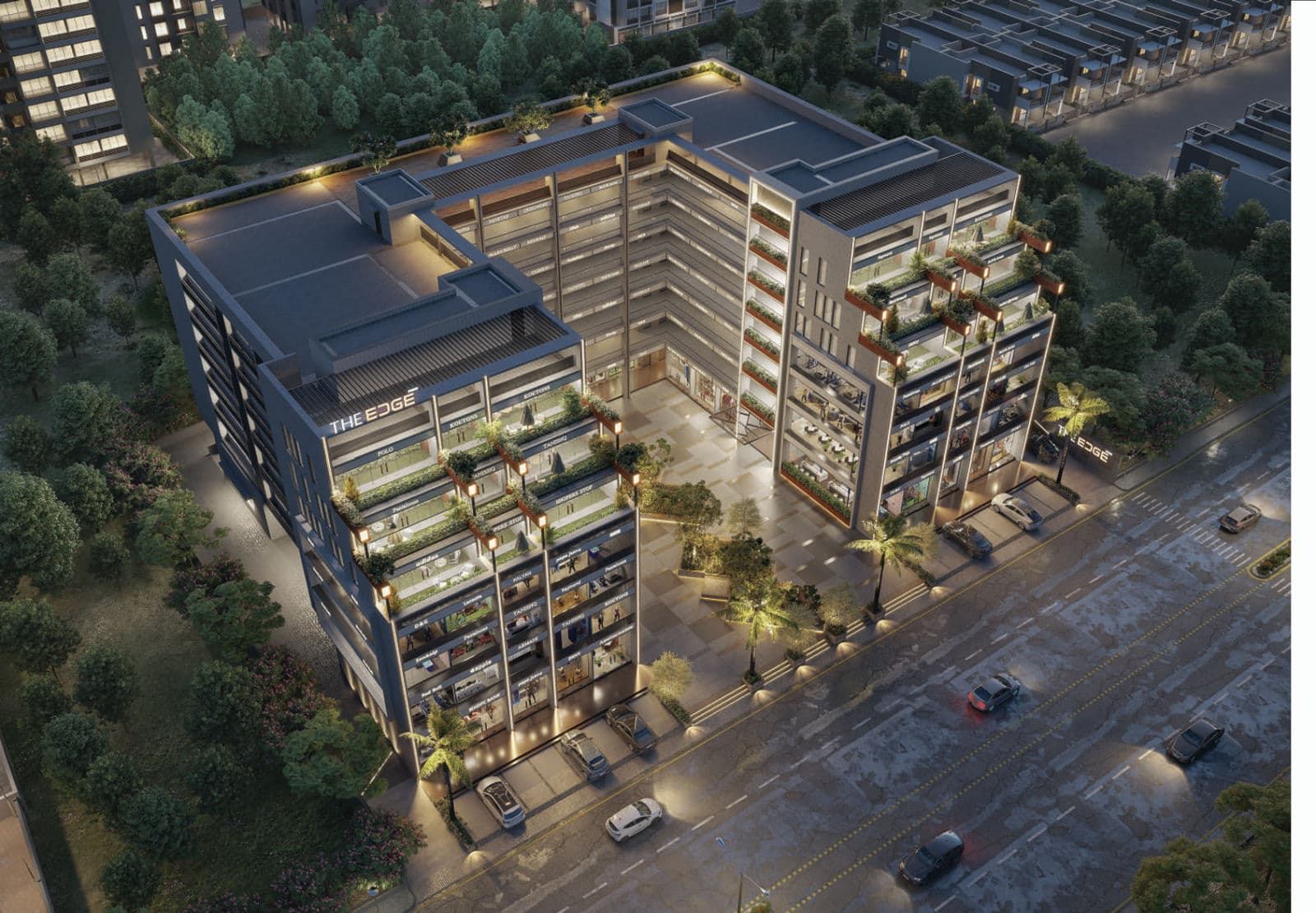 The Edge — Retail & Office Environs · G+6